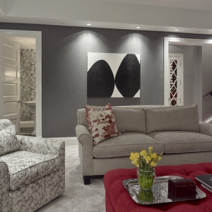 Robert Burg Design Chateau On Central Media Room Space