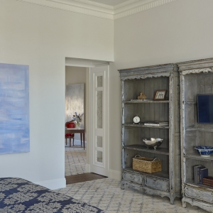 Robert Burg Design Chateau On Central Master Bedroom Double Doors