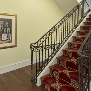 Robert Burg Design Chateau On Central Staircase