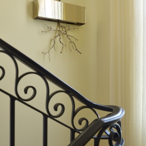 Robert Burg Design Chateau On Central wrought iron hand railing