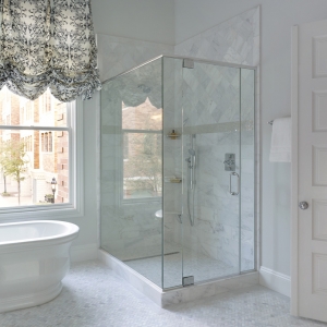 Robert Burg Design Chateau On Central Master Bath Tub and Shower