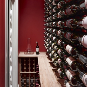 Robert Burg Design Chateau On Central Custom Wine Cellar